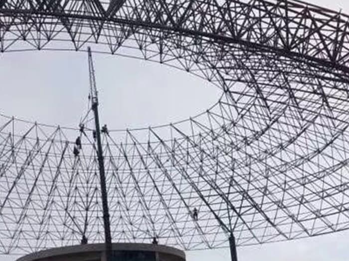 呼和浩特篮球馆球形网架厂家价格